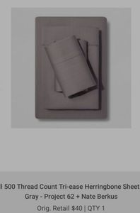 Project 62- 500 Thread count Tri-ease sheet set